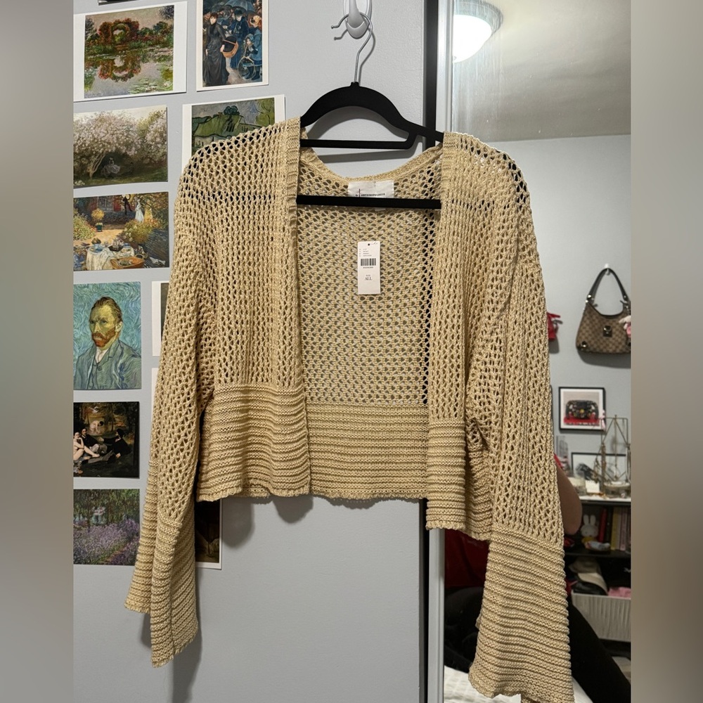 Anthropologie sweater - Julliet Cropped Knit Cardigan Sweater - NWT